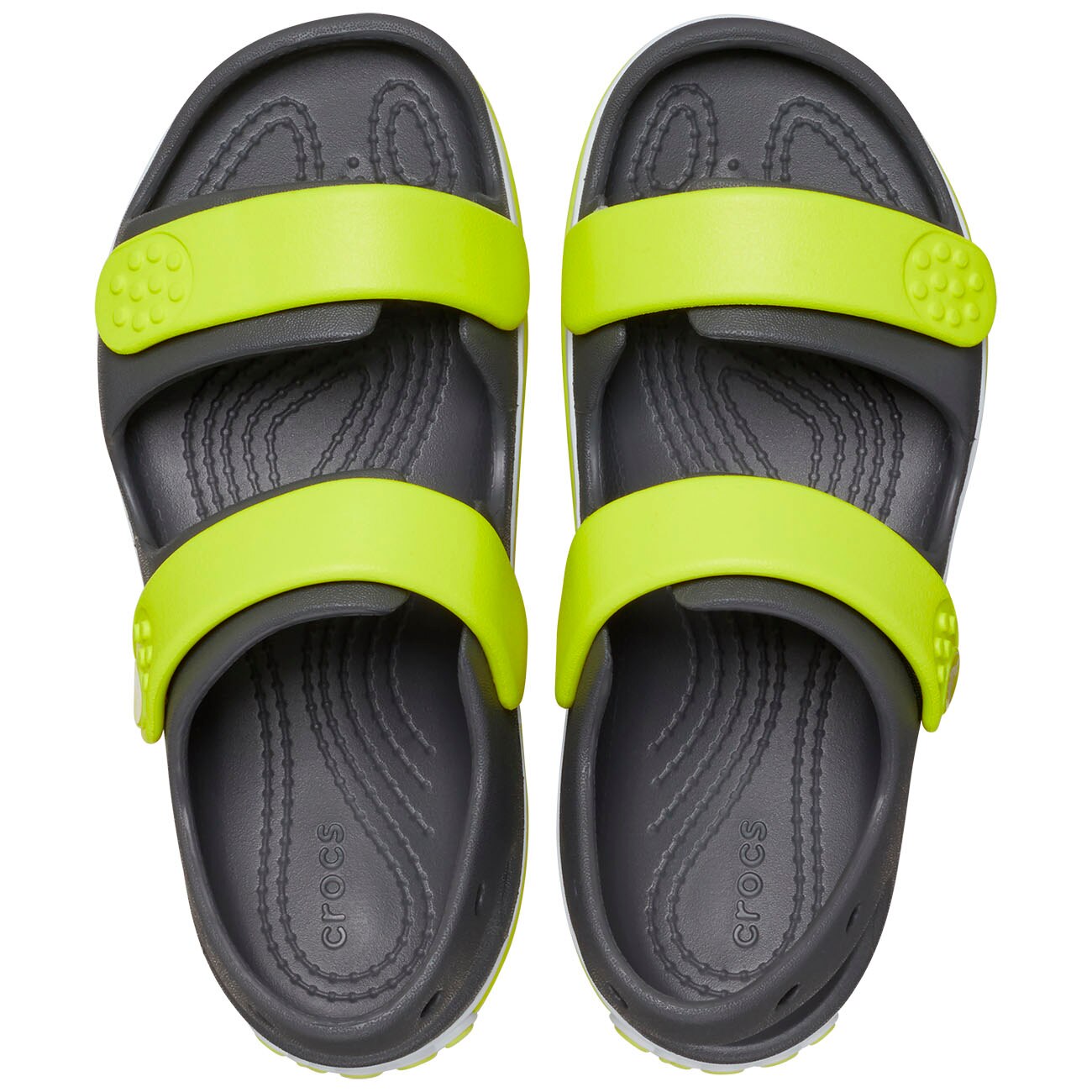 Sandálias de Bebé Crocband Cruiser Sandal Cinzento-escuro-3