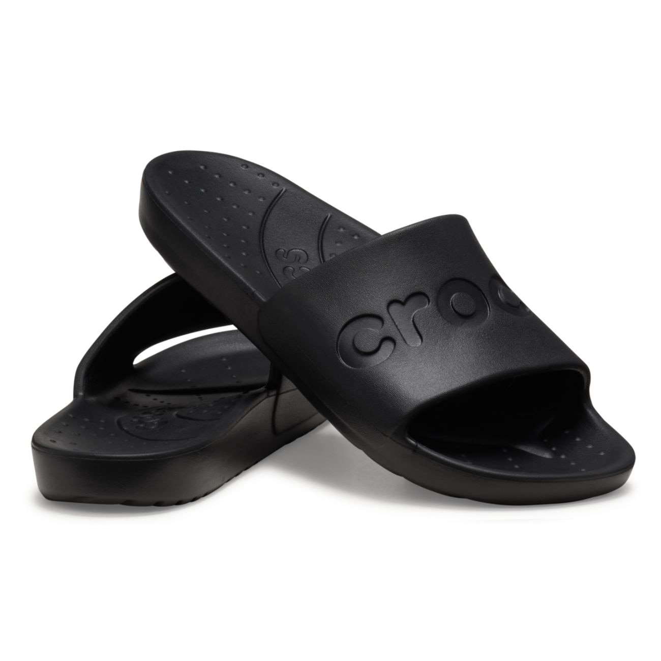 Chinelos Crocs Slide U Crocs Preto-2