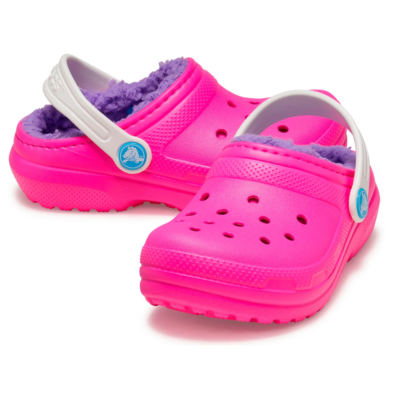 Socas de Bebé Classic Lined IAM Brown Bear Clog Rosa-pastel-2