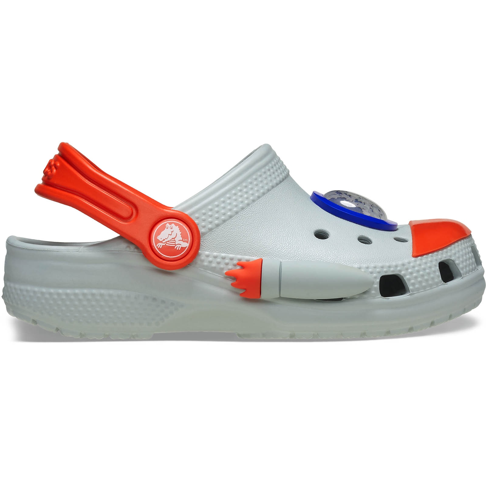 Socas para Bebés Classic Rocket Ship Clog T Crocs Cinzento-claro-1