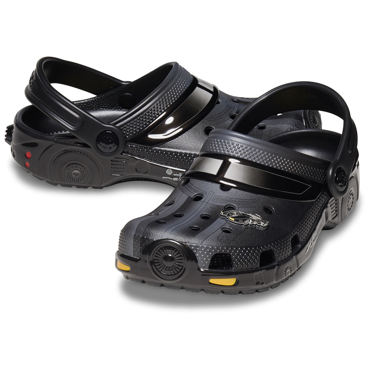 Socas Infantil Batman Batmobile Classic Clog K Crocs Preto-2