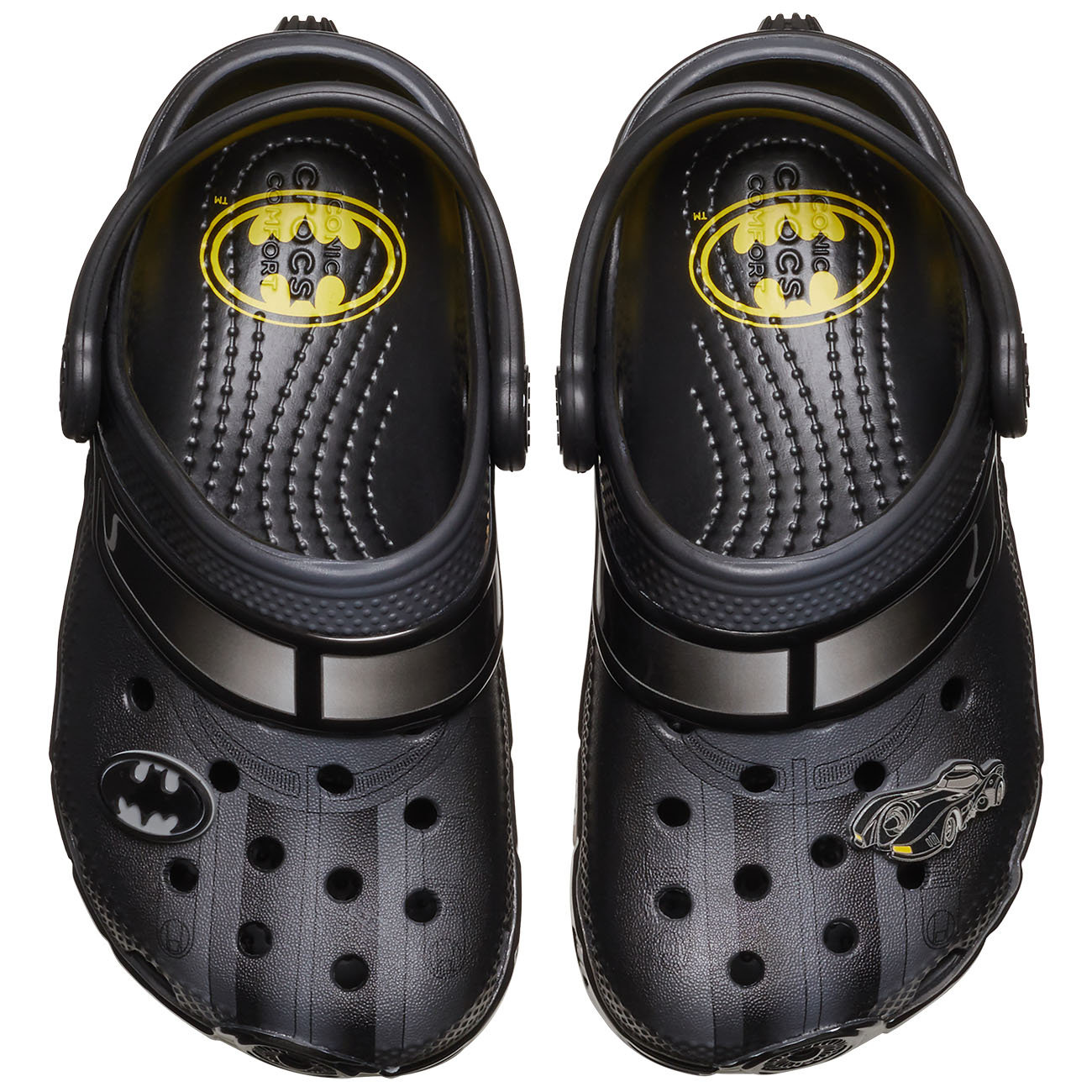 Socas Infantil Batman Batmobile Classic Clog K Crocs Preto-3