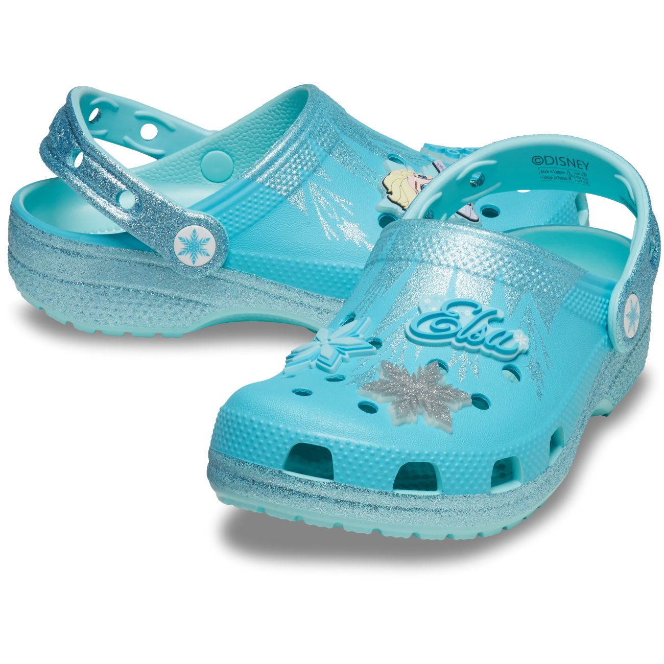 Socas Infantil Frozen Elsa Classic Clog K Crocs Multicolor-2
