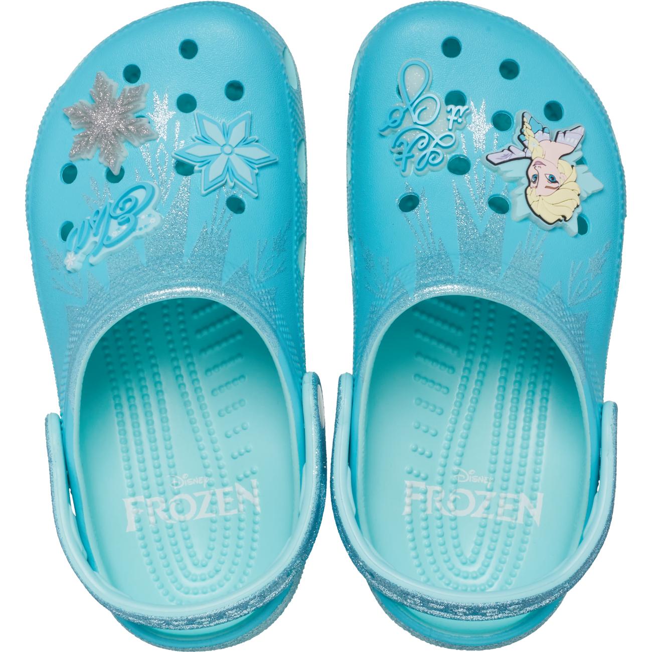 Socas Infantil Frozen Elsa Classic Clog K Crocs Multicolor-3