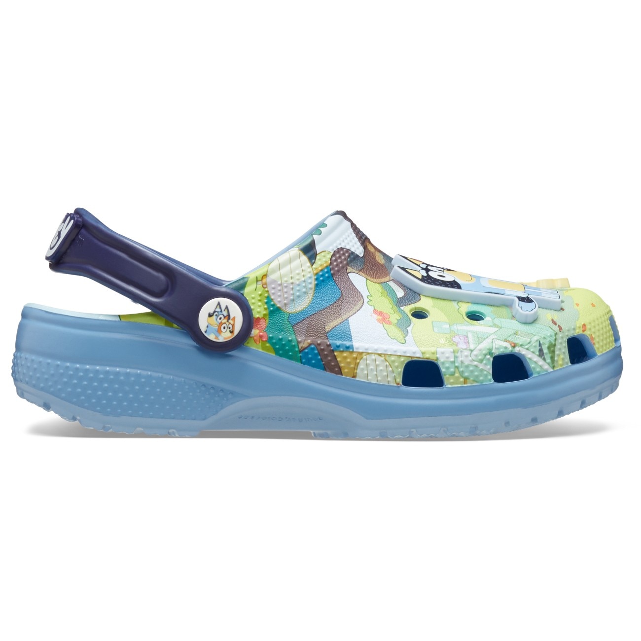 Socas para Bebés Bluey Classic Clog T Crocs Azul-1