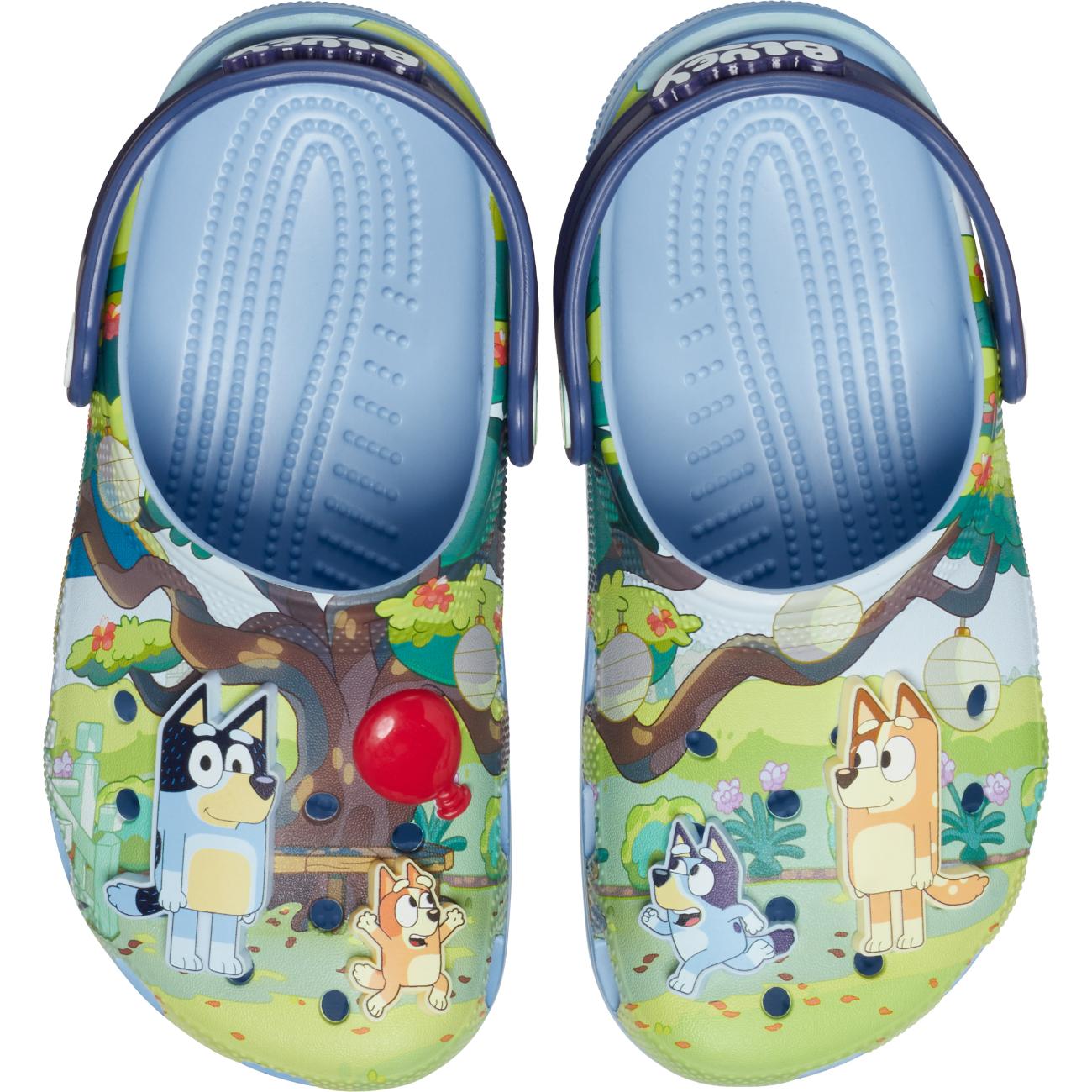 Socas para Bebés Bluey Classic Clog T Crocs Azul-2