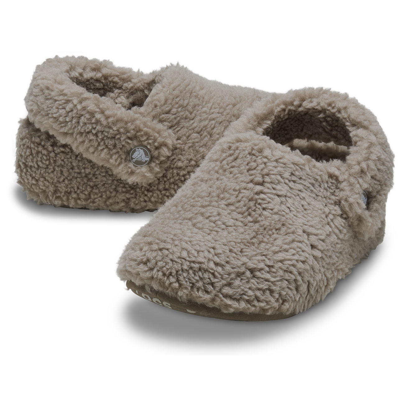Pantufas Infantil Classic Cozzzy Slipper K Crocs Castanho-2