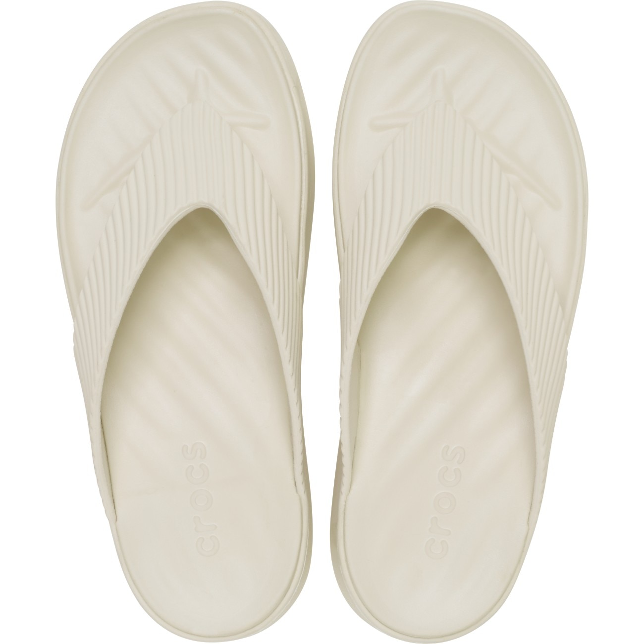 Chinelos Getaway Groove Platform Flip W Crocs Bege-3