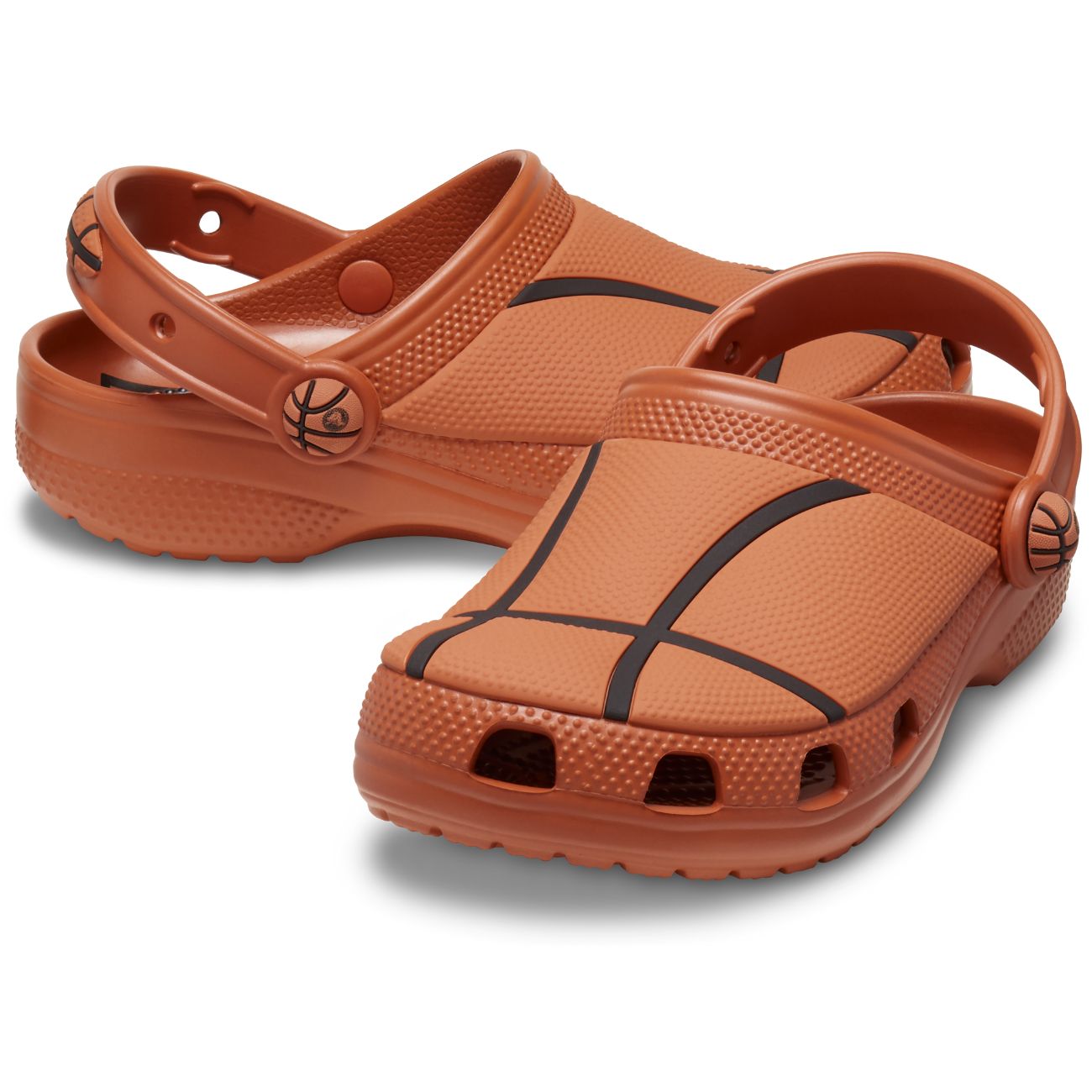 Socas para Bebés Classic Basketball Clog T Crocs Castanho-2