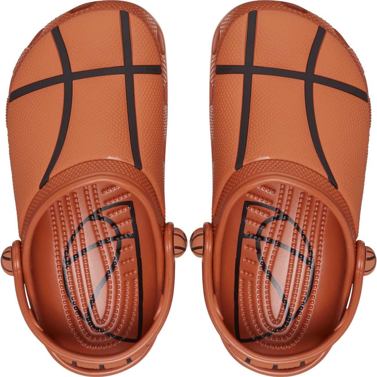 Socas Infantil Classic Basketball Clog K Crocs Castanho-3