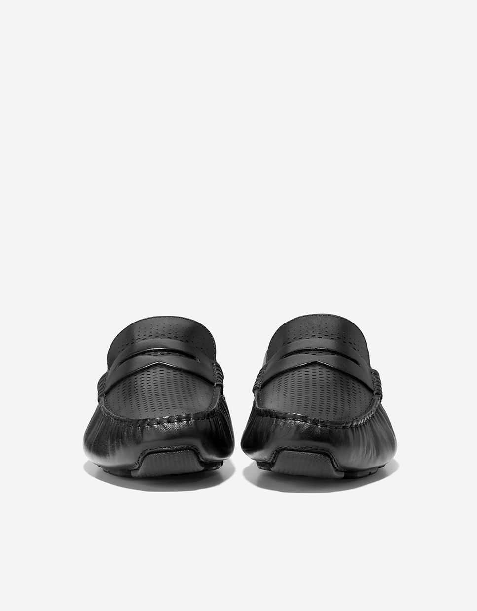 Mocassins de Pele em Preto Preto-2