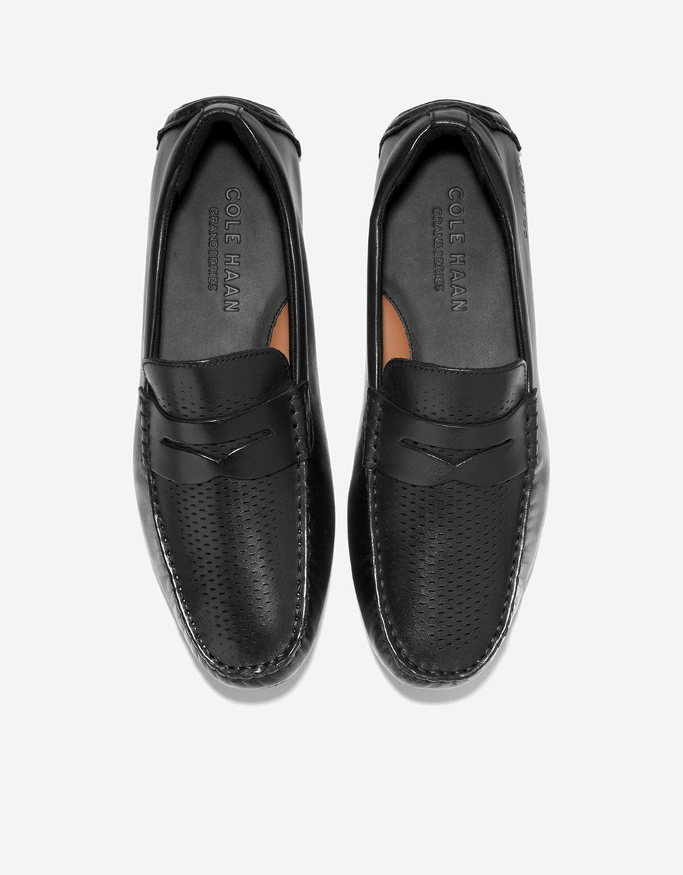 Mocassins de Pele em Preto Preto-5