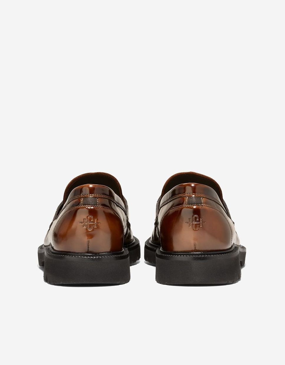 Mocassins de Pele Confecionados em Pele Castanho-3