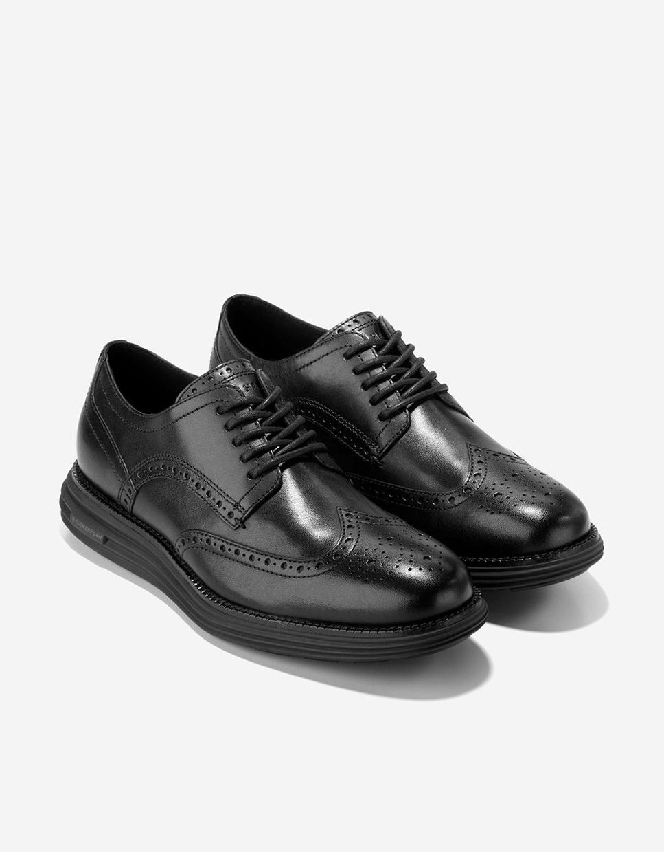 Sapato Oxford Confecionado em Pele com Detalhes Brogue Clássicos Preto-4