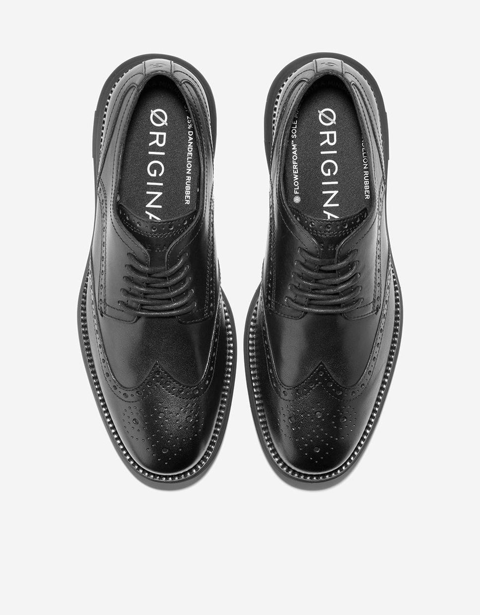 Sapato Oxford Confecionado em Pele com Detalhes Brogue Clássicos Preto-5