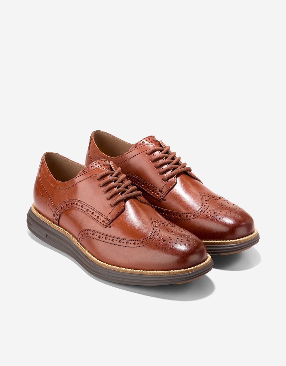 Sapato Oxford em Pele com Entressola Flowerfoam™ Castanho-4