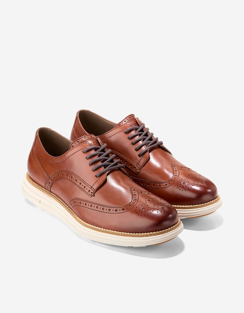 Sapato Oxford Confecionado em Pele com Entressola Flowerfoam™ Castanho-4