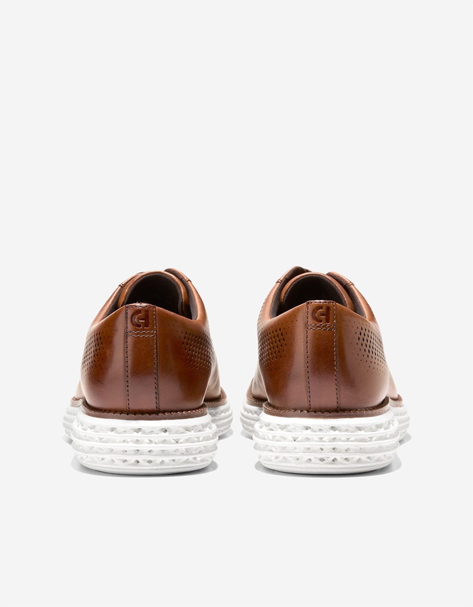 Sapato Oxford Confecionado em Pele com Amortecimento Skyweave™ Castanho-3