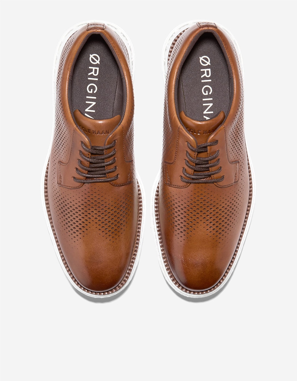 Sapato Oxford Confecionado em Pele com Amortecimento Skyweave™ Castanho-5