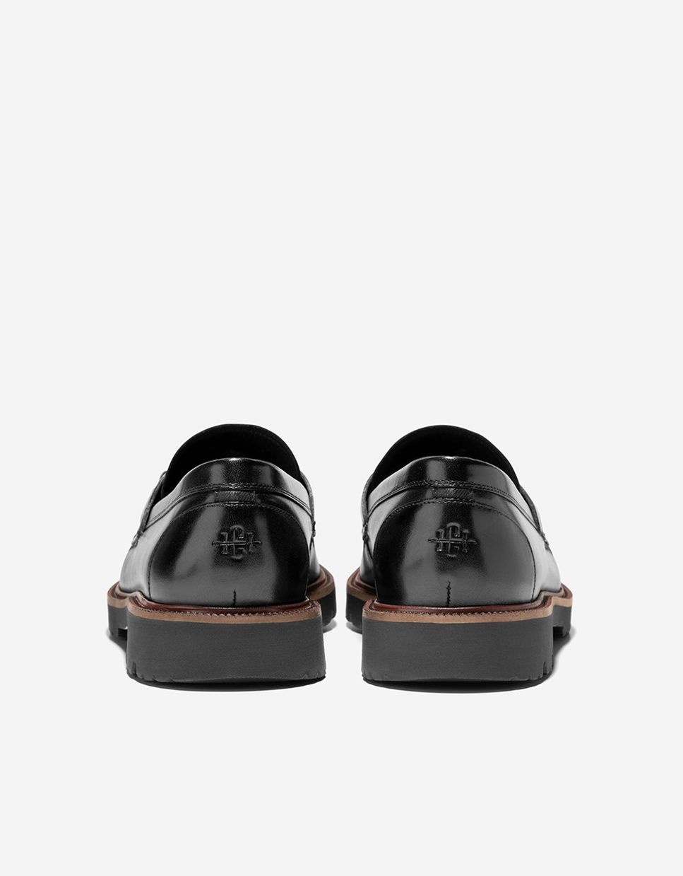 Mocassins em Pele com Fivela Decorativa Preto-3