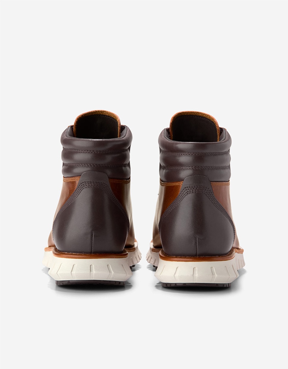Botas de Pele Ultraligeiras com Atacadores Castanho-3