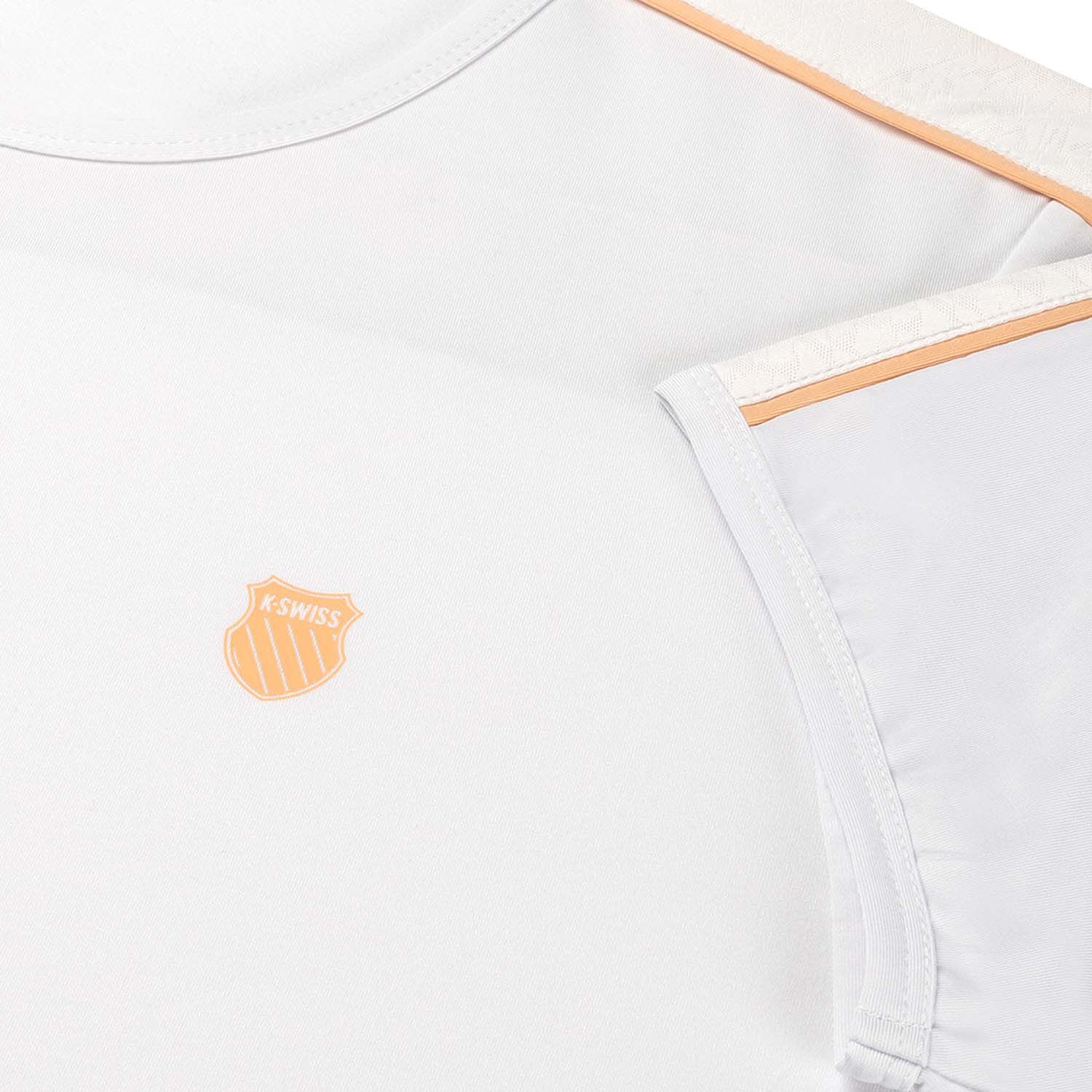 T-shirt de Ténis e Pádel Hypercourt Crew 3 K·swiss Branco-3