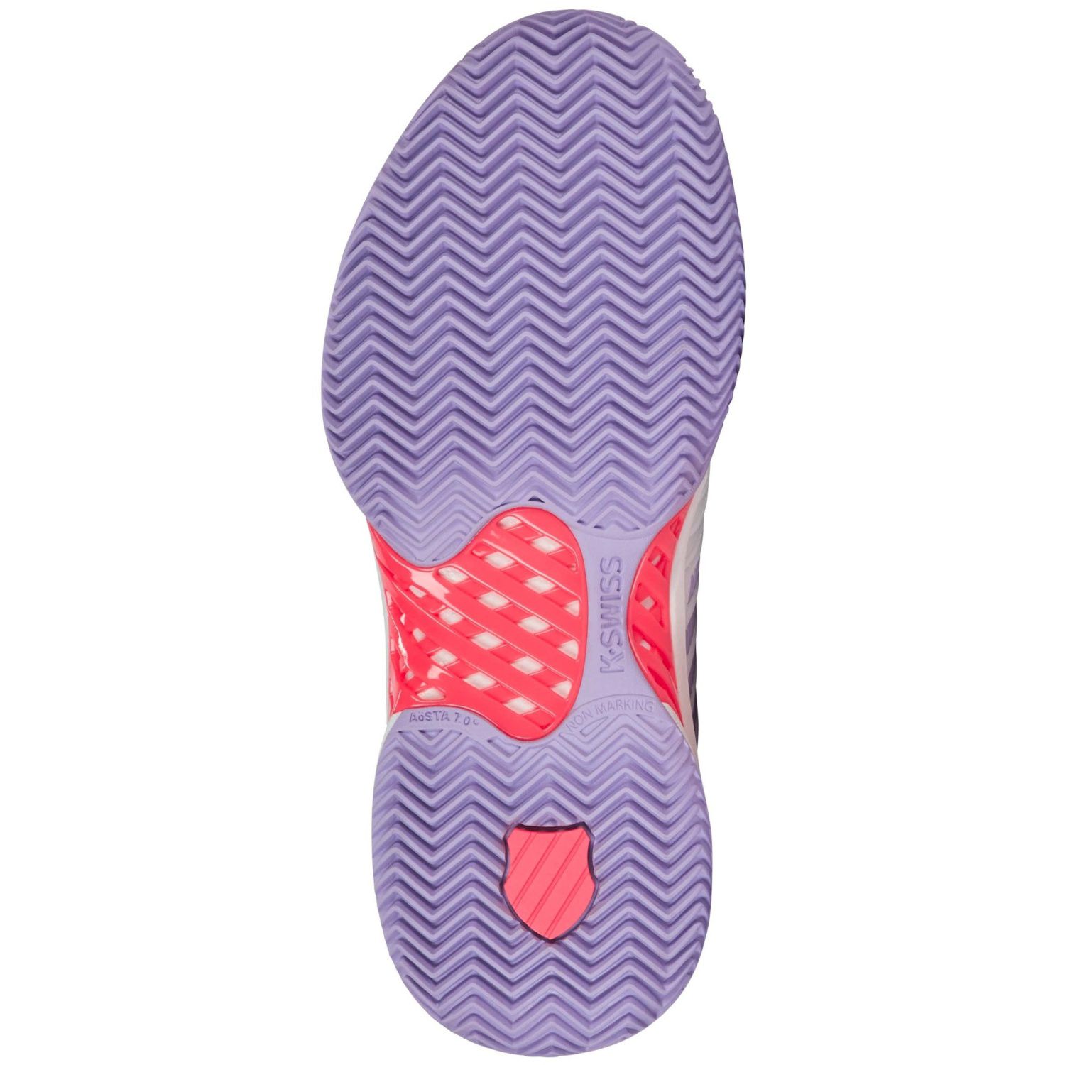 Sapatilhas de Ténis e Pádel Express Light 3 Hb K·swiss Branco/Roxo-2