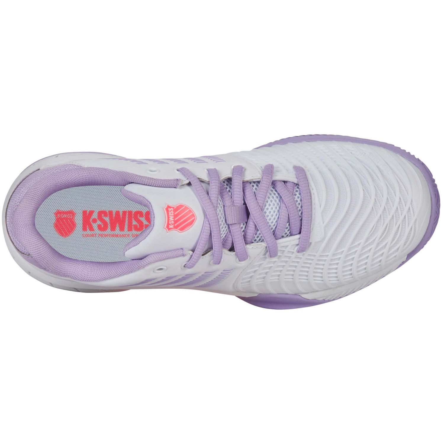 Sapatilhas de Ténis e Pádel Express Light 3 Hb K·swiss Branco/Roxo-6