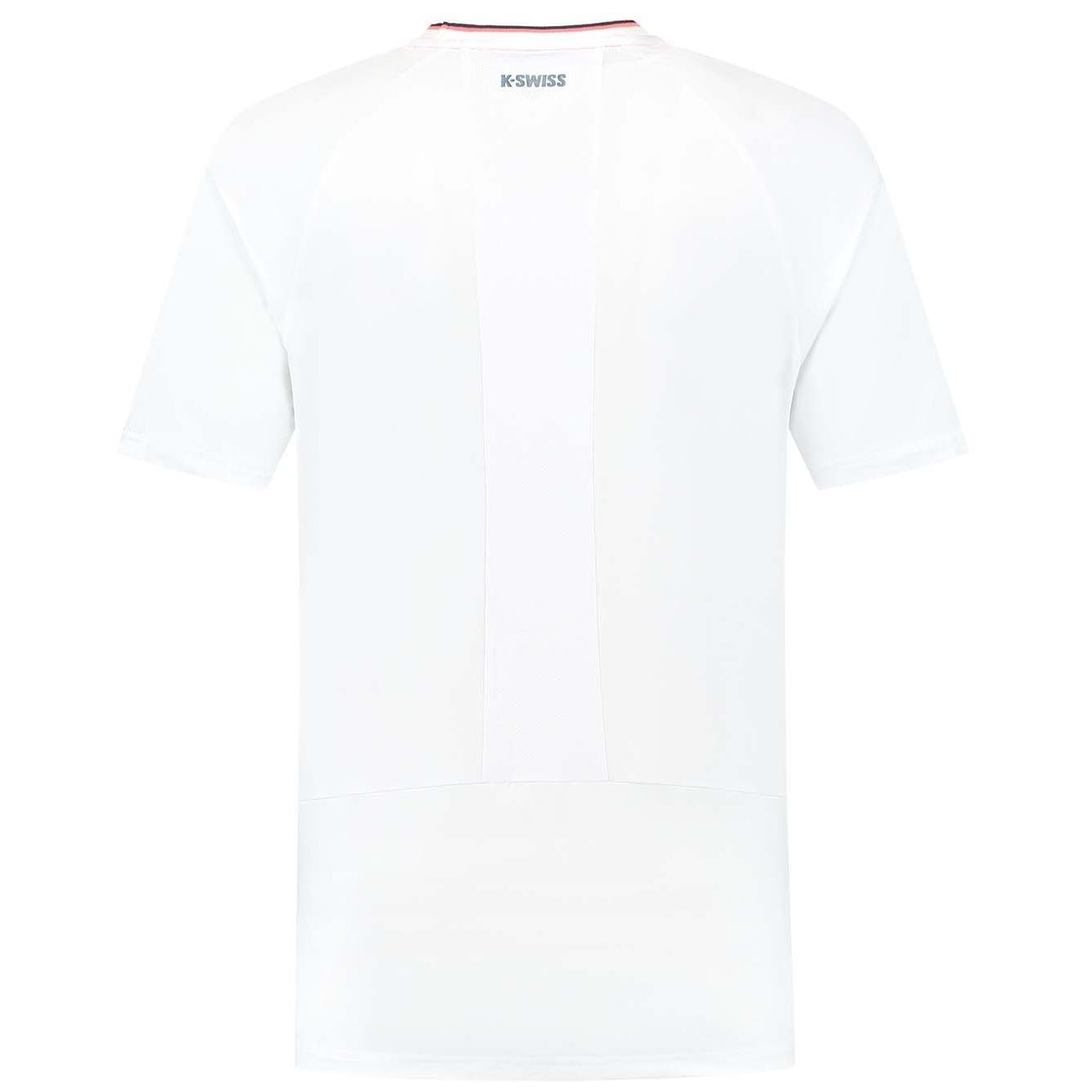 T-shirt de Ténis e Pádel Hypercourt Mesh Crew 4 K·swiss Branco-2