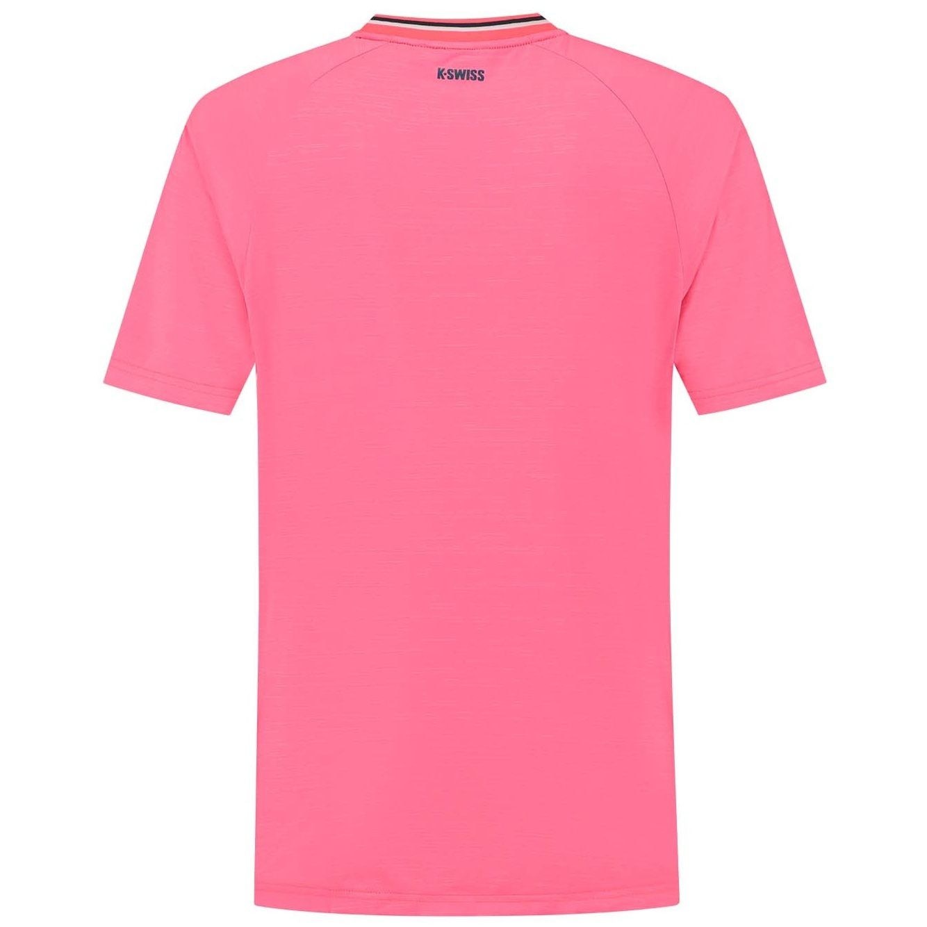 T-shirt de Ténis e Pádel Hypercourt Melange 3 K·swiss Rosa-2