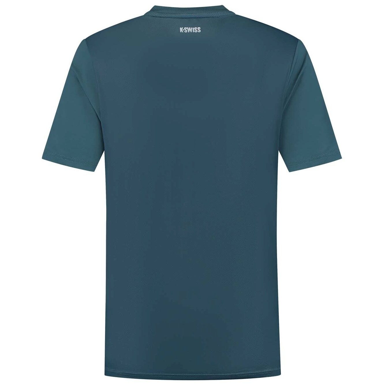 T-shirt de Ténis e Padel Hypercourt Print Crew 5 K·swiss Rosa-2