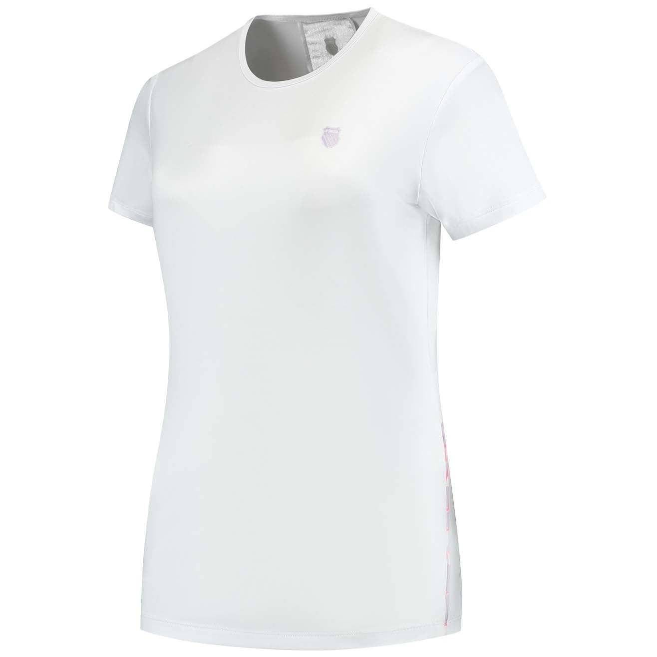 T-shirt de Ténis e Pádel Hypercourt Advantage 4 K·swiss Branco-1