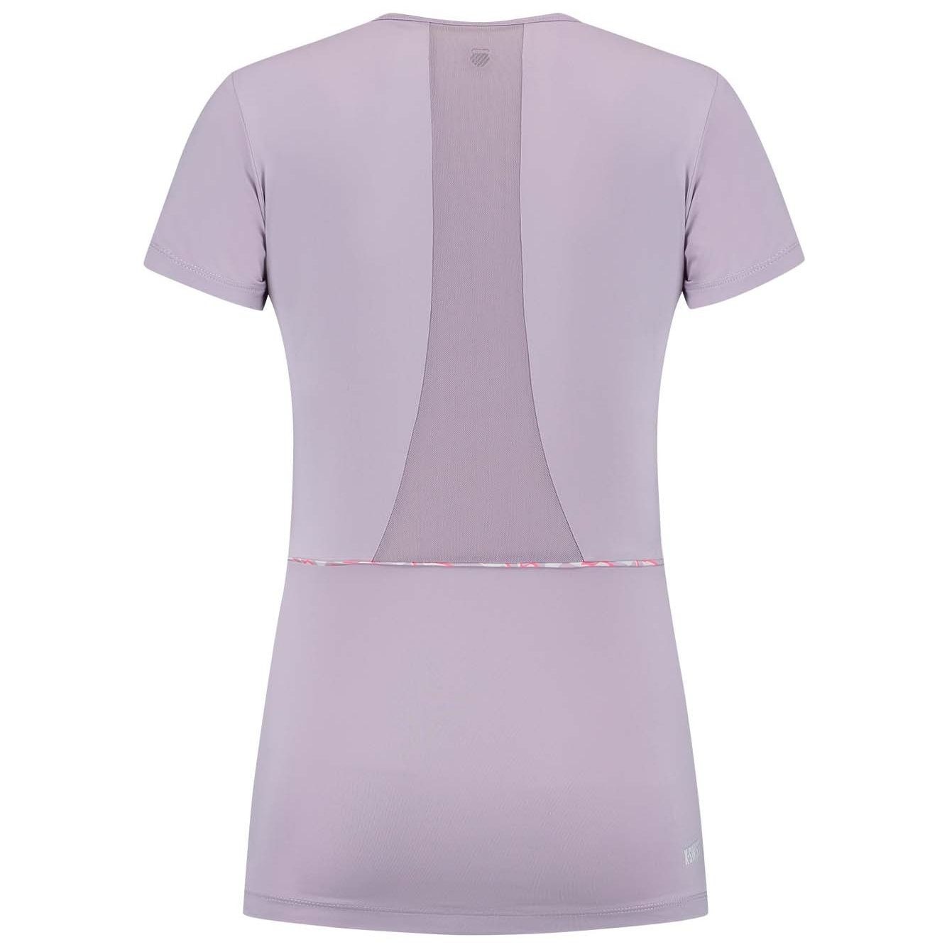 T-shirt de Ténis e Pádel Hypercourt Advantage 4 K·swiss Roxo-2
