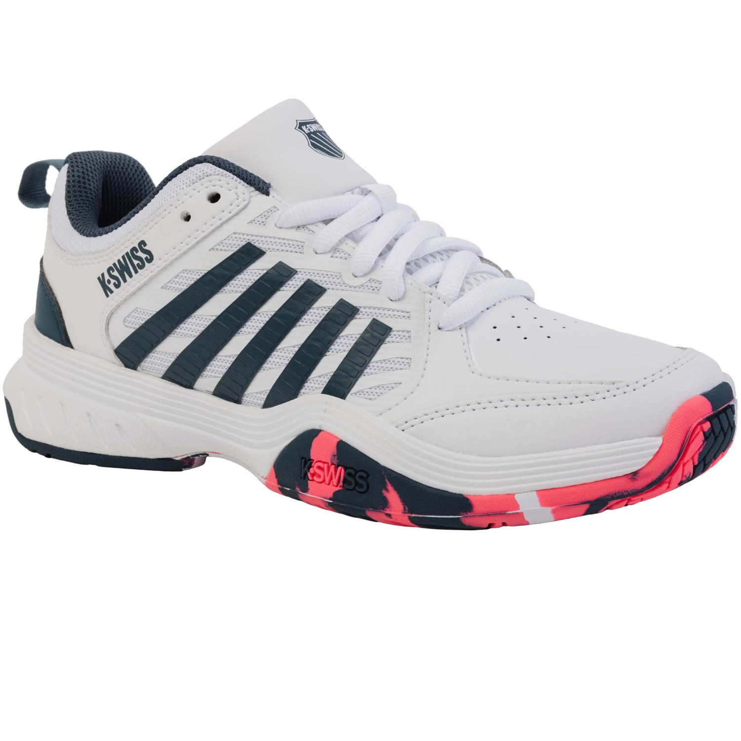 Sapatilhas de Ténis e Pádel Infantil Court Express 2 K·swiss Branco-3