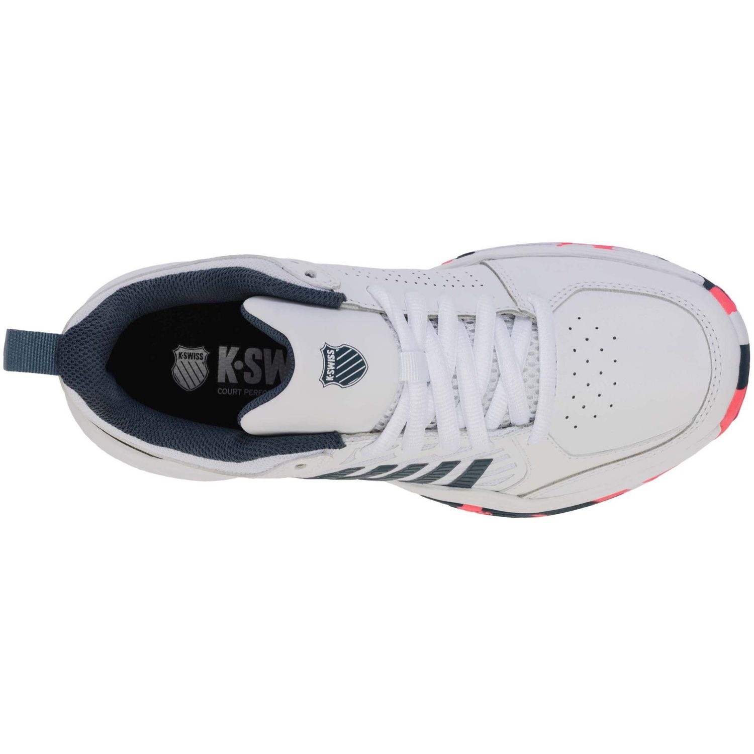 Sapatilhas de Ténis e Pádel Infantil Court Express 2 K·swiss Branco-7