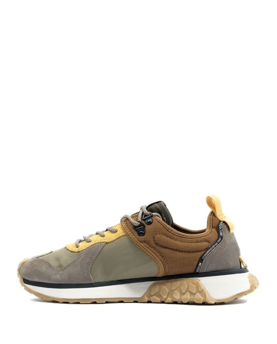 Sapatilhas de Homem Palladium Verdes e Castanhas Verde-4