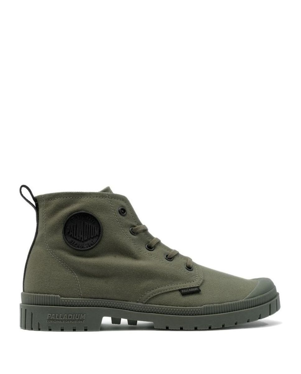 Botas de Homem Palladium Cor Azeitona Verde-1
