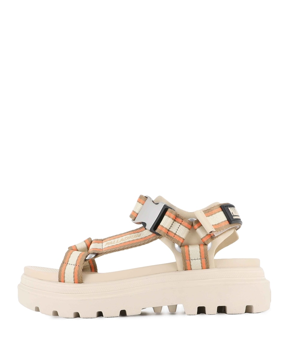Sandálias de Mulher Palladium em Cor Sahara Creme-5