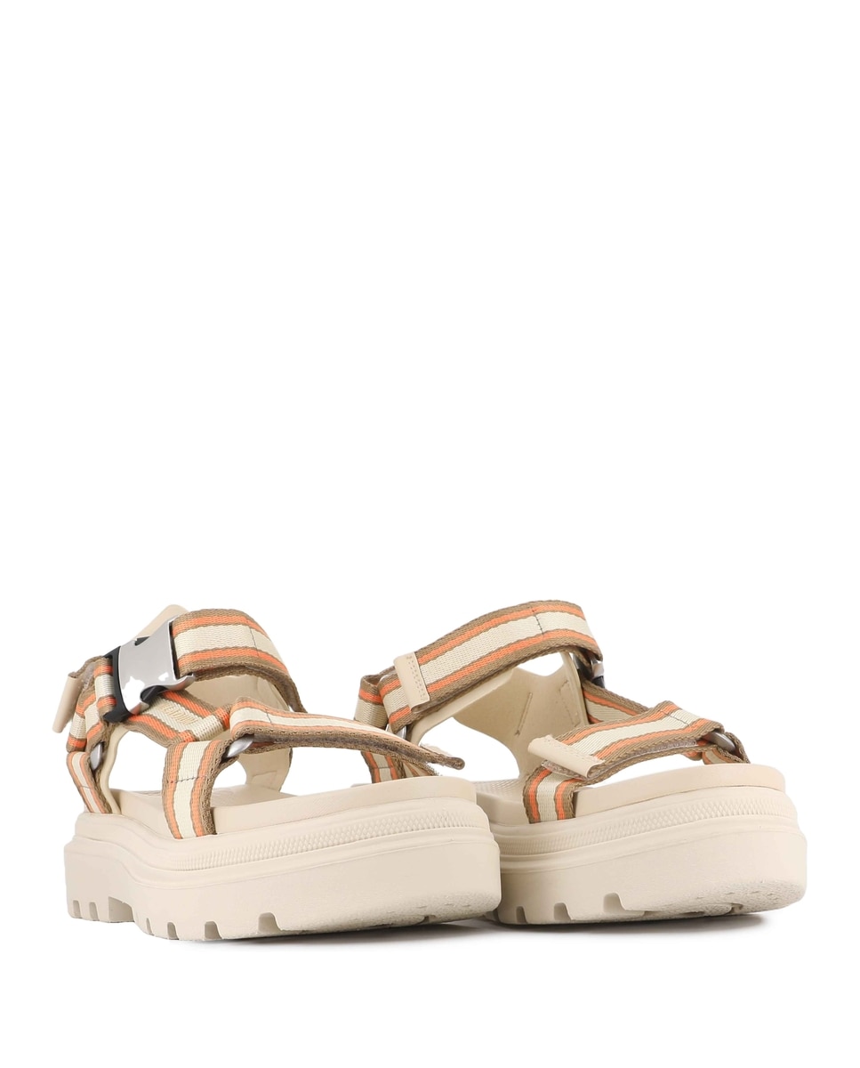 Sandálias de Mulher Palladium em Cor Sahara Creme-6