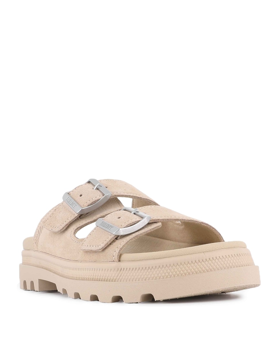 Sandálias de Mulher Palladium Cor Areia Creme-2