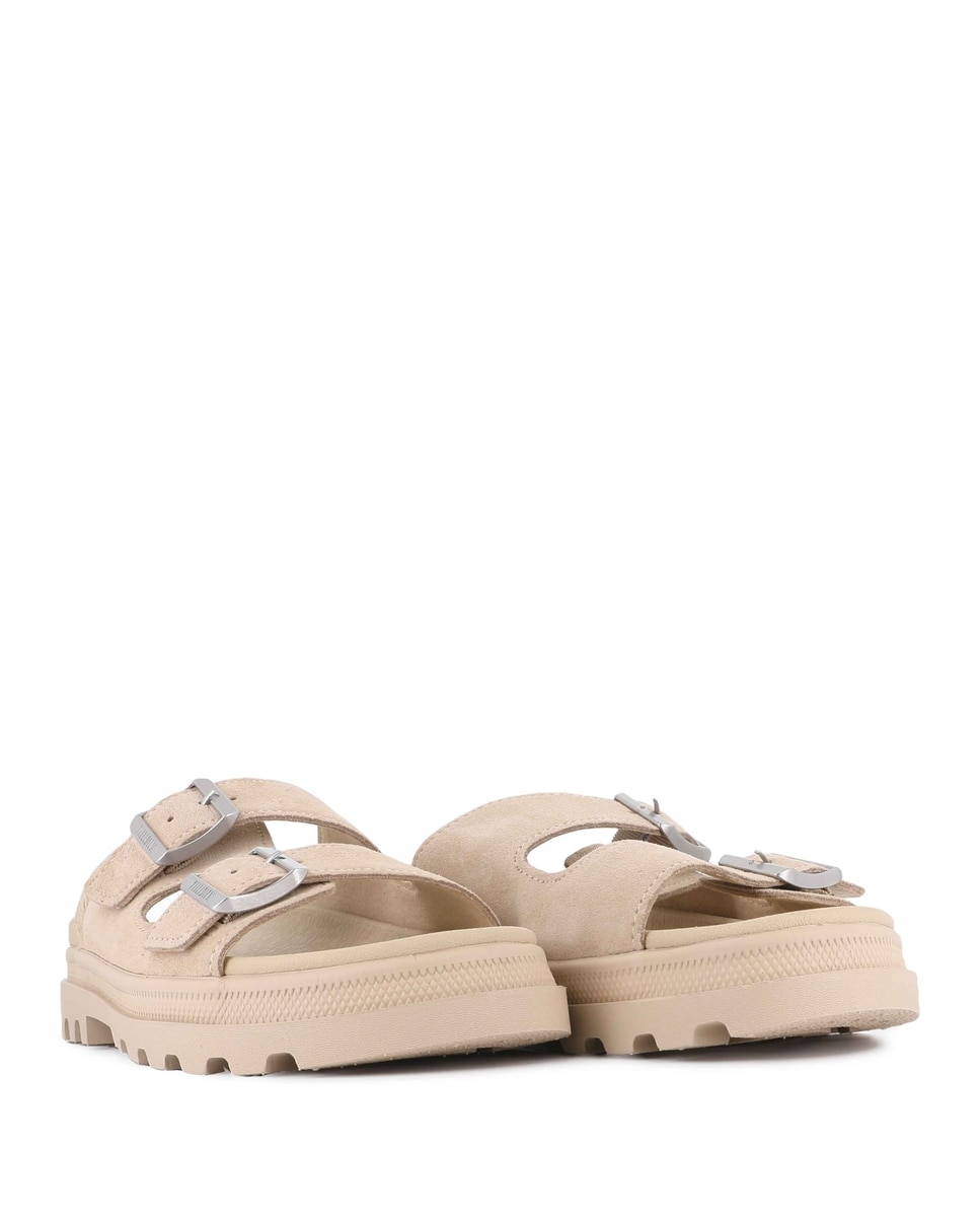 Sandálias de Mulher Palladium Cor Areia Creme-6