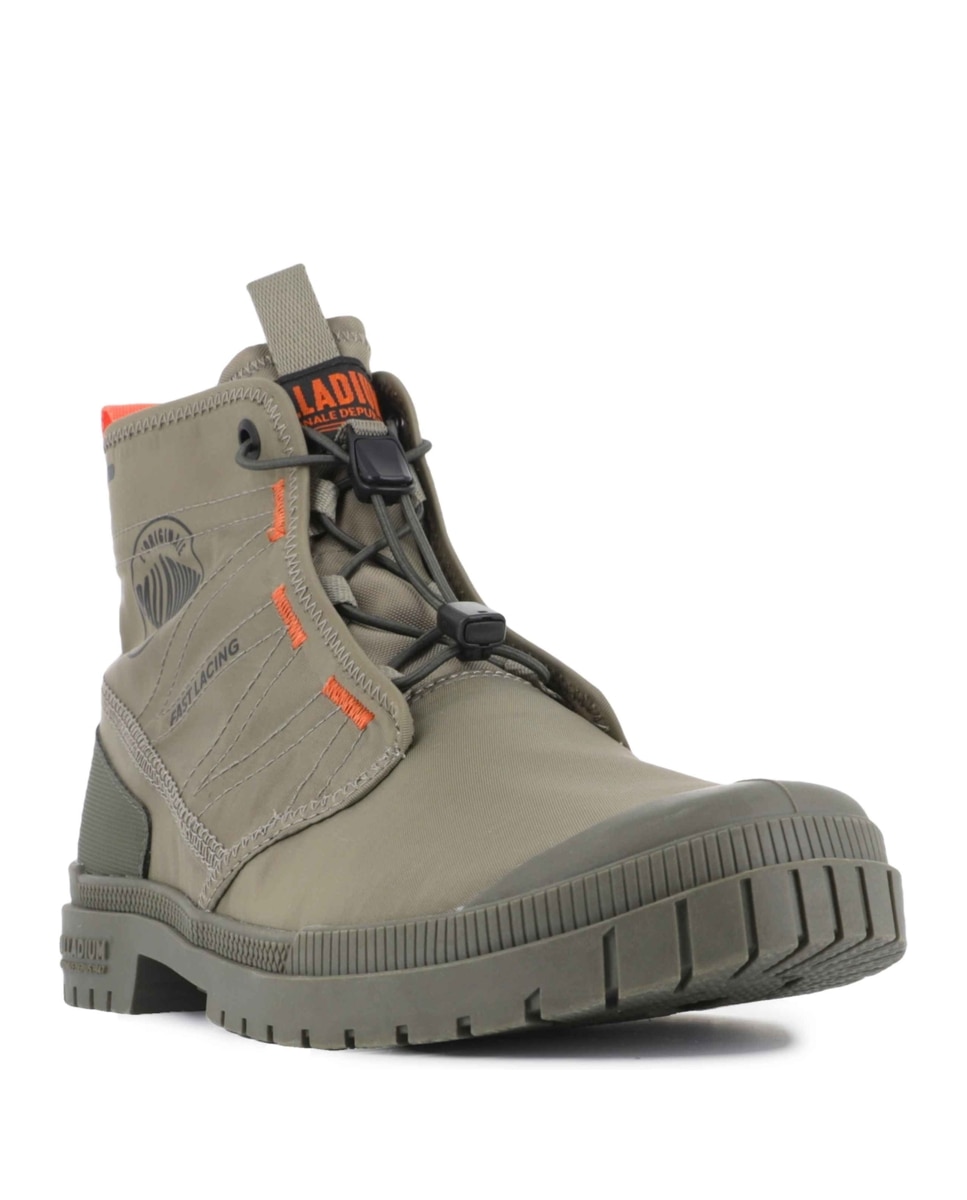 Botas de Homem Palladium Verde Escuro Verde-escuro-2