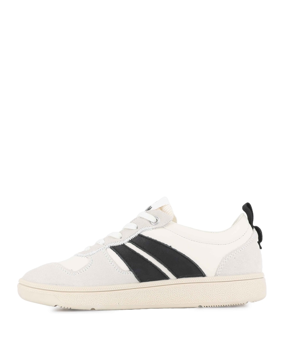 Sapatilhas de Mulher Palladium Brancas e Pretas Creme-3