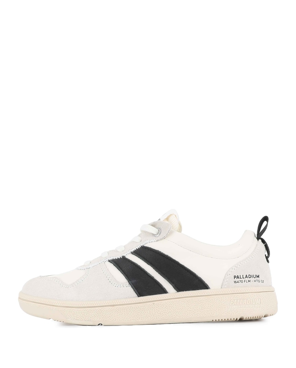 Sapatilhas de Mulher Palladium Brancas e Pretas Creme-5