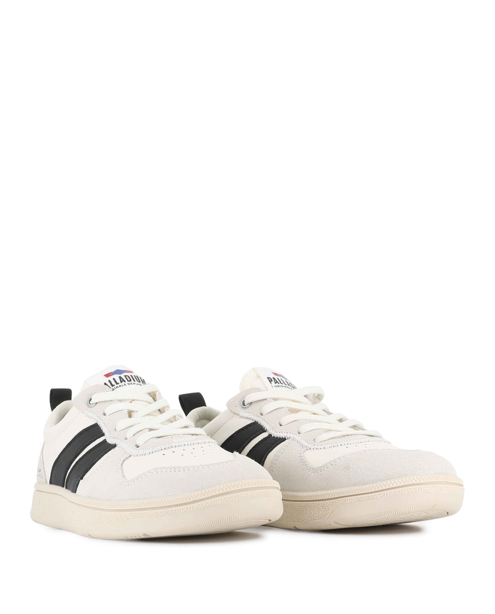 Sapatilhas de Mulher Palladium Brancas e Pretas Creme-6
