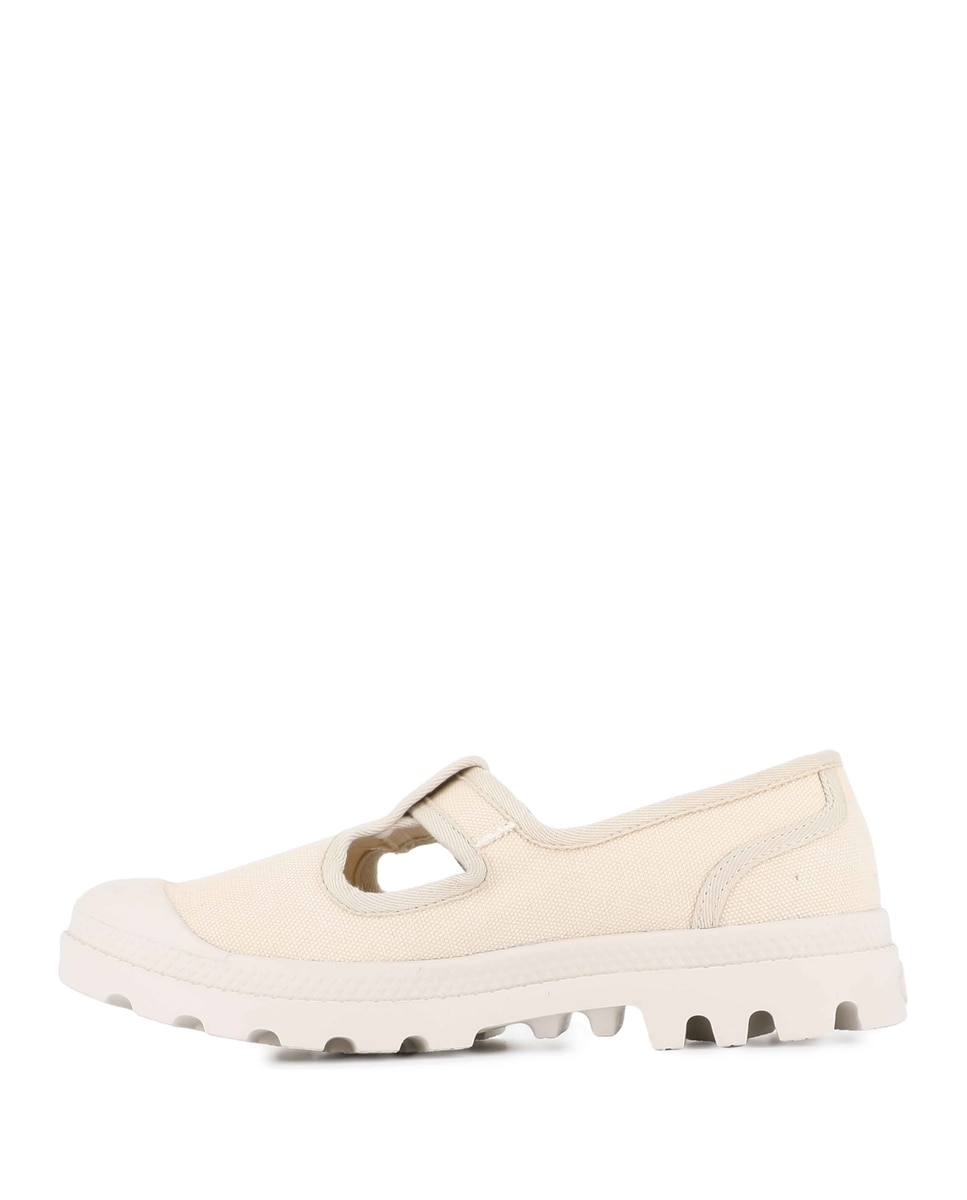 Sapatilhas de Mulher Palladium Cor Sahara Creme-3