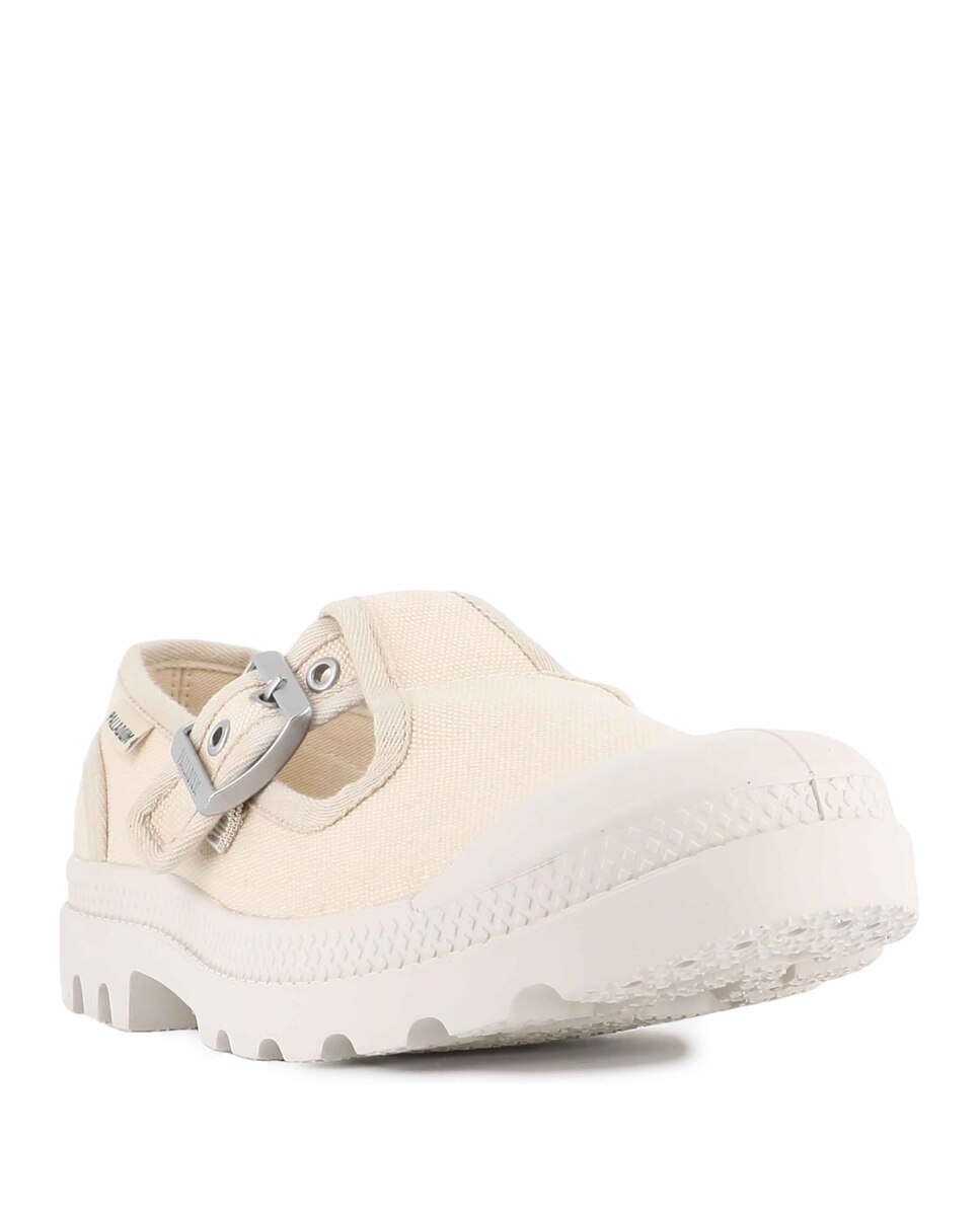 Sapatilhas de Mulher Palladium Cor Sahara Creme-2