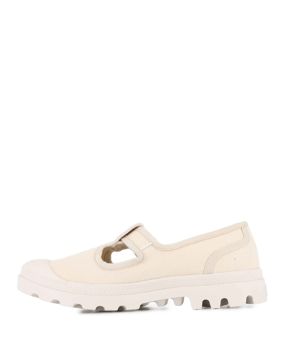 Sapatilhas de Mulher Palladium Cor Sahara Creme-3
