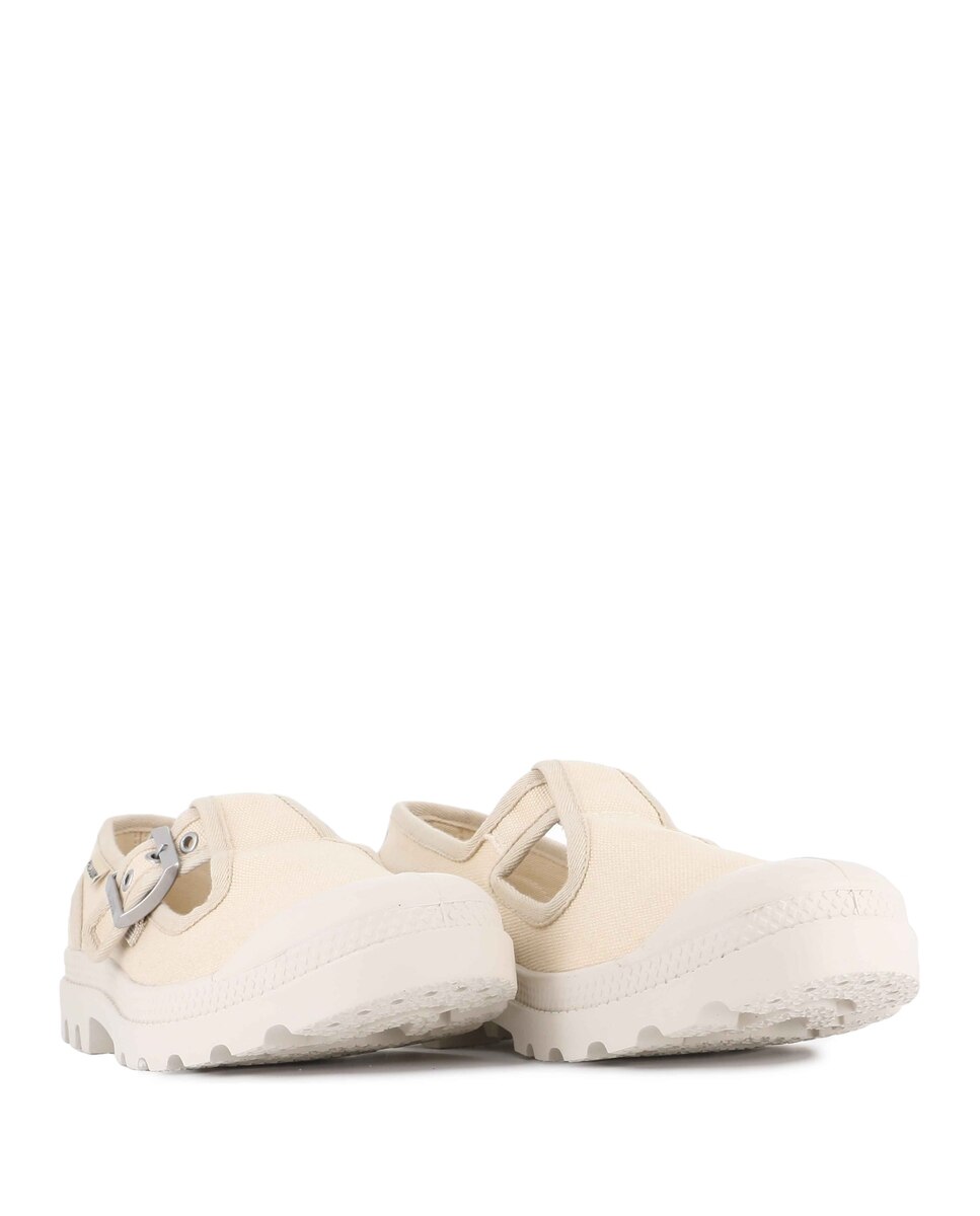 Sapatilhas de Mulher Palladium Cor Sahara Creme-6