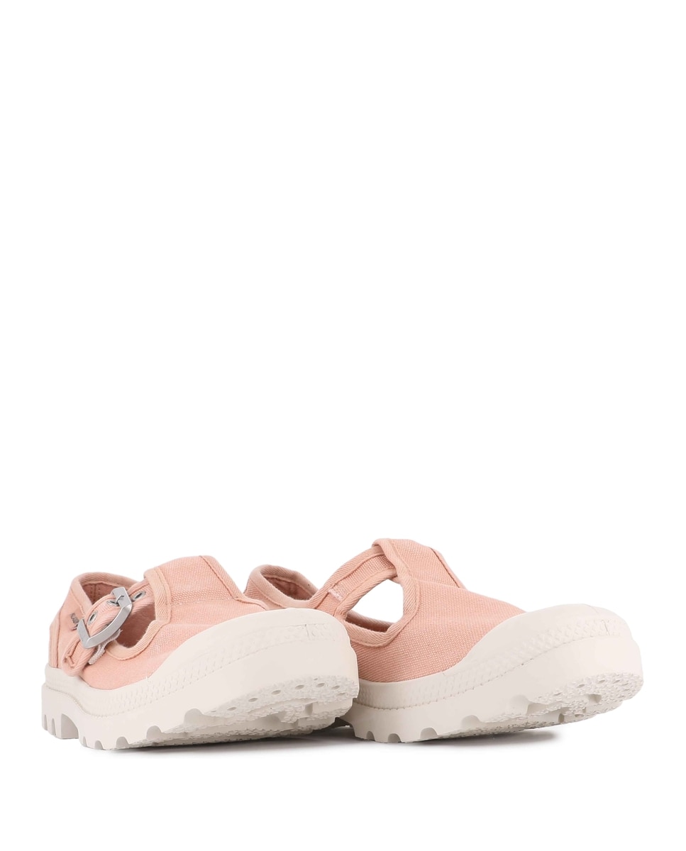 Sapatilhas de Mulher Palladium Cor de Pele Creme-6